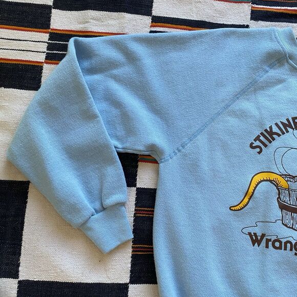 Vintage 70’s Crewneck Graphic Sweater. Stikine River Rat. Size Medium. USA. Rare - Picture 6 of 14